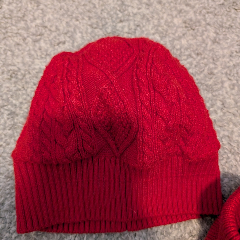 3 For $24 Janie and Jack Vibrant Red Baby Knit Set - Picture 3 of 10